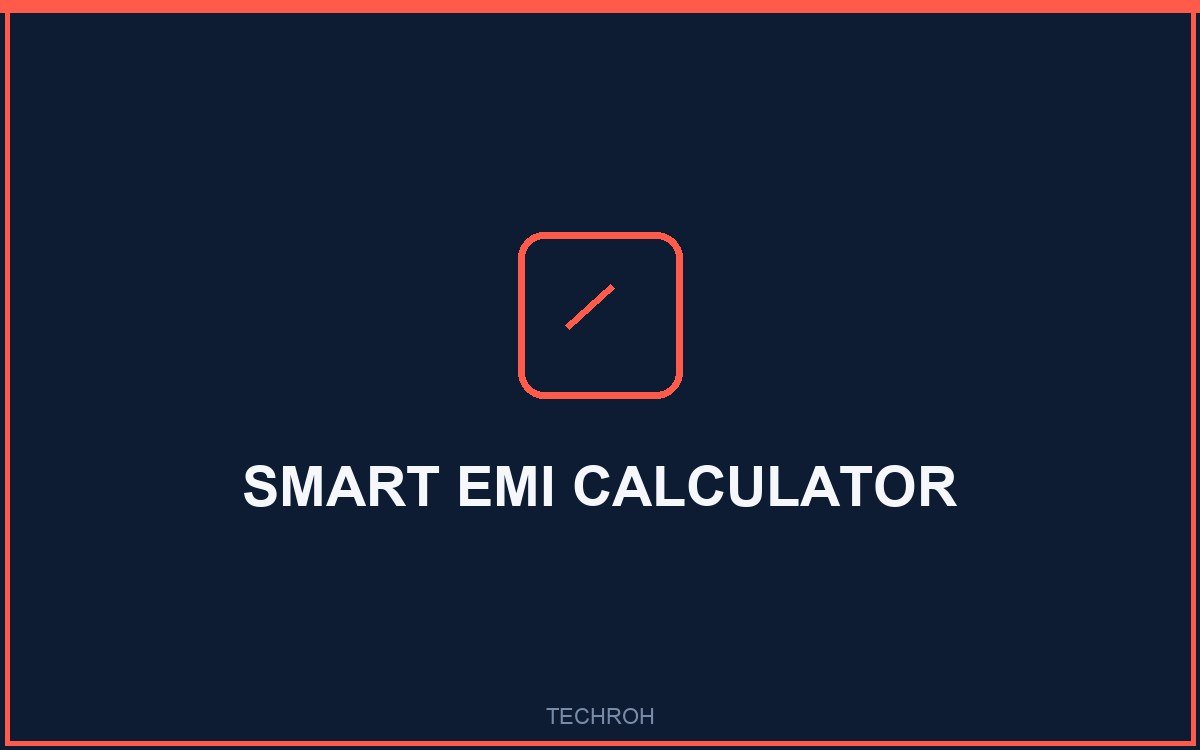 Smart EMI Calculator app screenshot